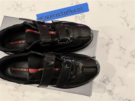 2 strap prada sneakers|cheap authentic Prada sneakers.